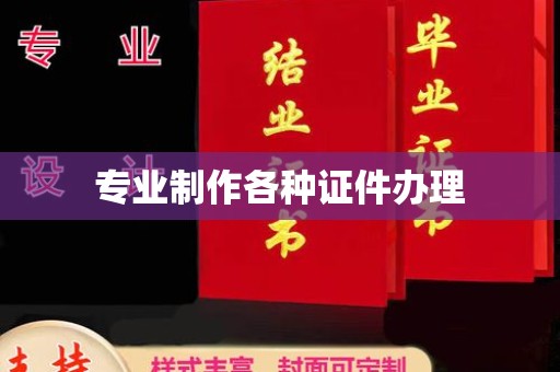 芙蓉专业制作各种证件办理